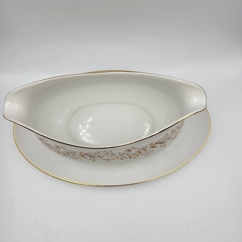 EKCO Prudence ELEGANTE 373 Gravy Boat & Underplate